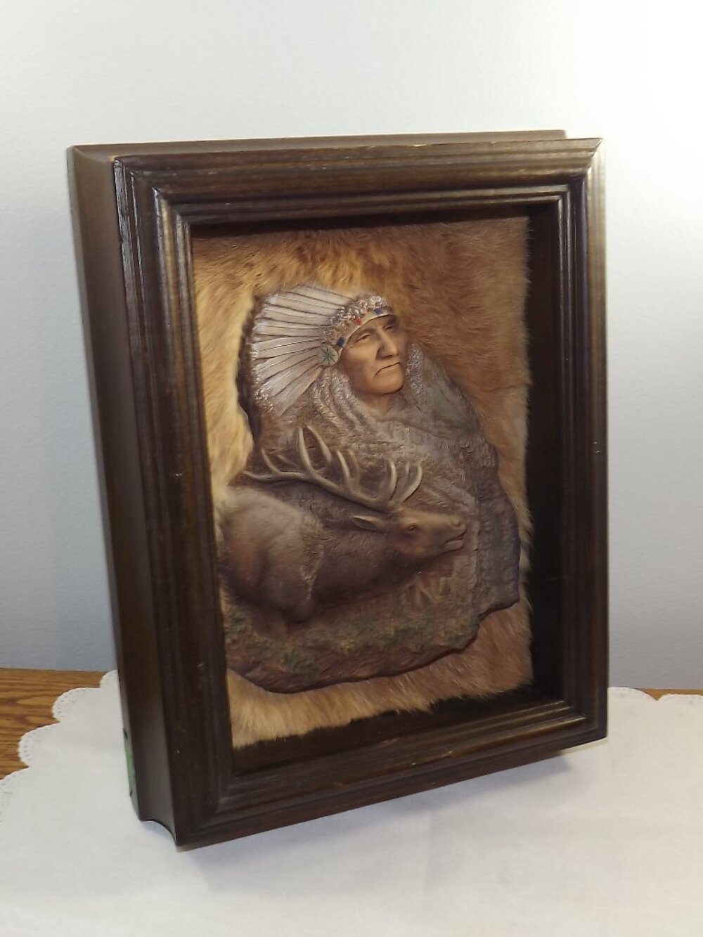 Framed Indigenous Shadow Box Wall Art